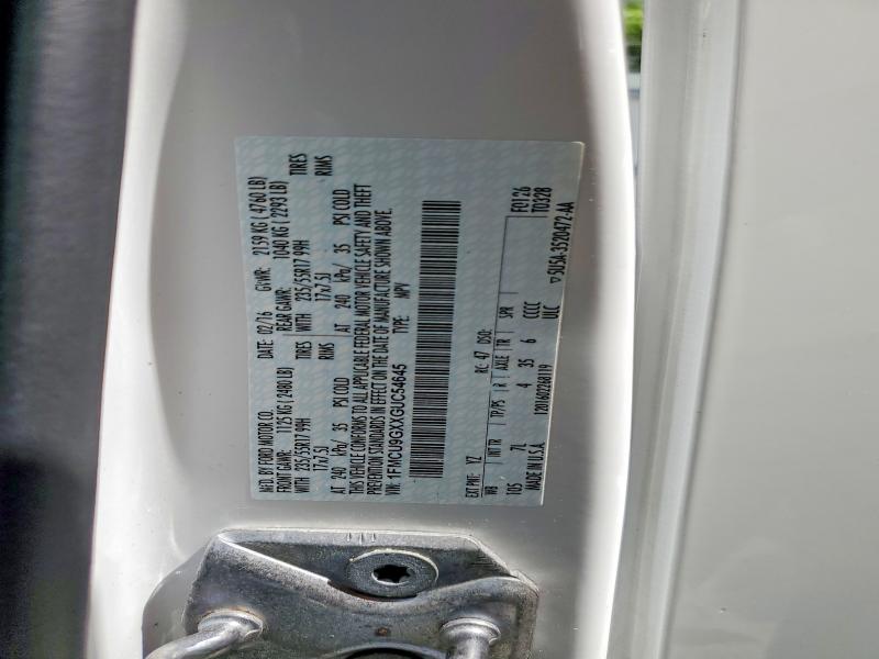 Продажа на аукционе авто 2016 Ford Escape, vin: 1FMCU9GXXGUC54645, номер лота: 57873666