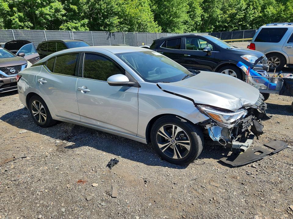 2022 Nissan Sentra მანქანა იყიდება აუქციონზე, vin: 3N1AB8CV7NY217968, აუქციონის ნომერი: 56090276
