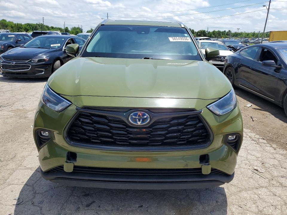 56549556 :رقم المزاد ، 5TDGBRCH7MS063646 vin ، 2021 Toyota Highlander مزاد بيع