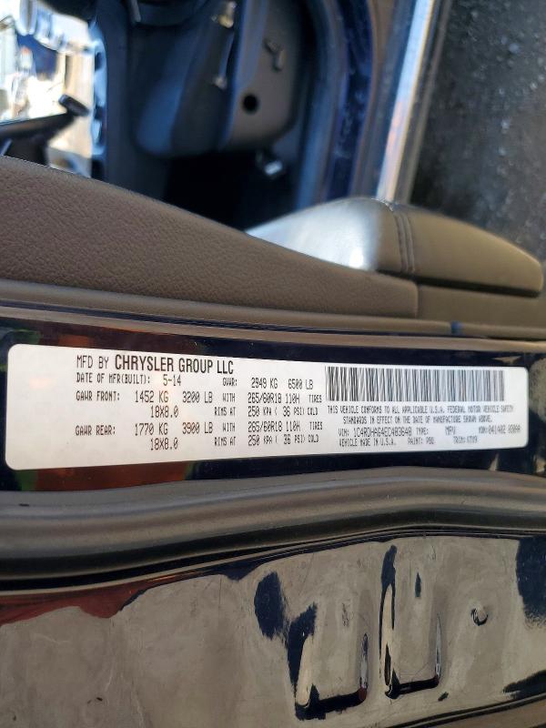 59120876 :رقم المزاد ، 1C4RDHAG4EC483648 vin ، 2014 Dodge Durango مزاد بيع