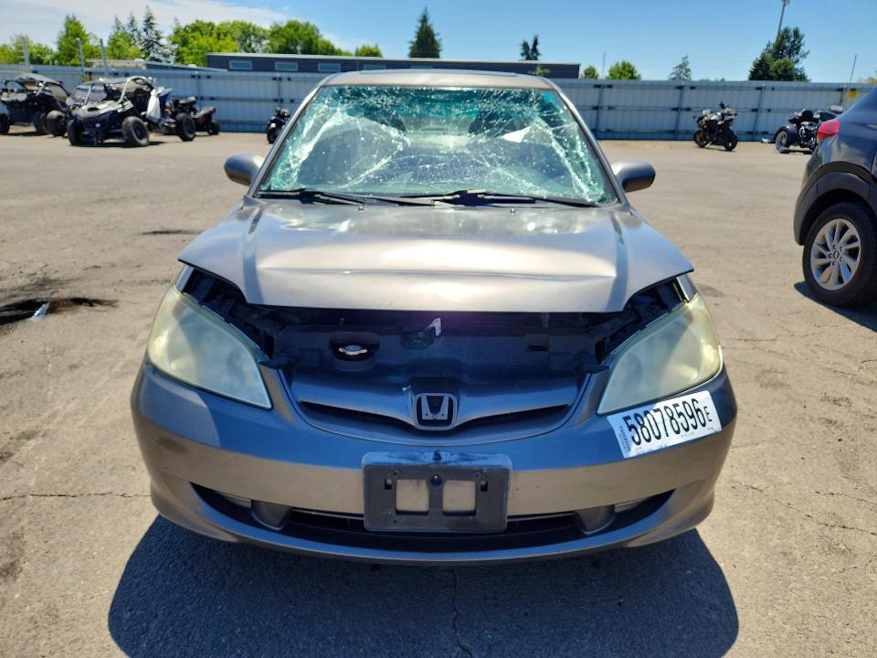 Продаж на аукціоні авто 2004 Honda Civic, vin: 2HGES26754H549342, номер лоту: 58078596
