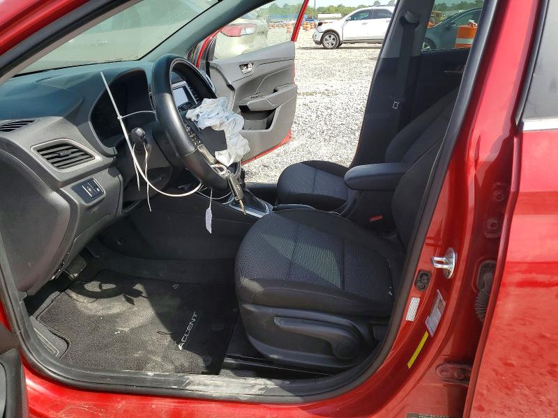 59129206 :رقم المزاد ، 3KPC24A66NE158052 vin ، 2022 Hyundai Accent/l مزاد بيع