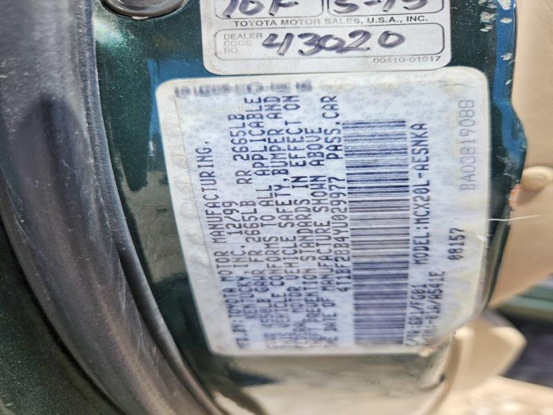 Aukcja sprzedaży 2000 Toyota Avalon, vin: 4T1BF28B4YU029977, numer aukcji: 56534386