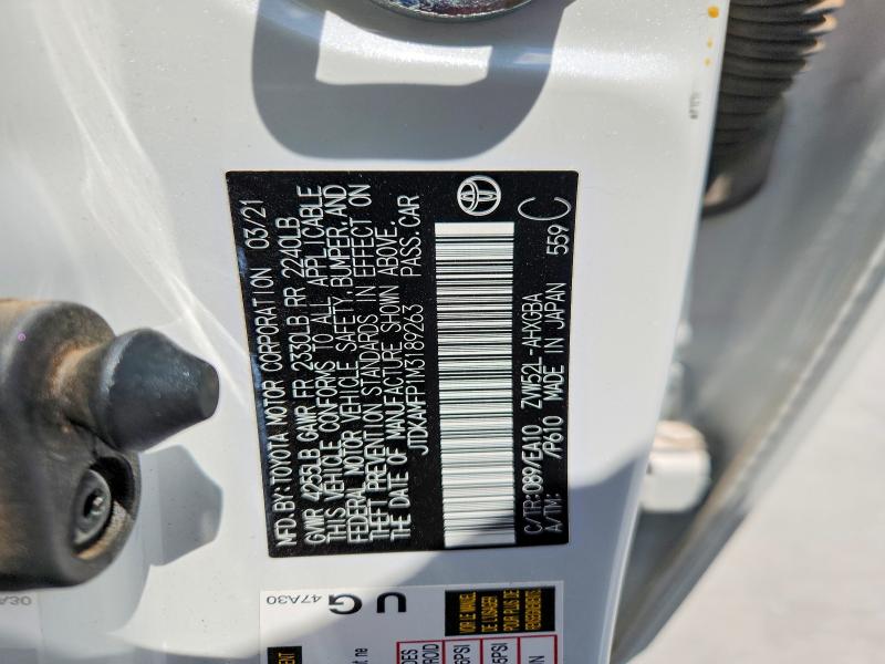 Aukcja sprzedaży 2021 Toyota Prius Prime, vin: JTDKAMFP1M3189263, numer aukcji: 57495426