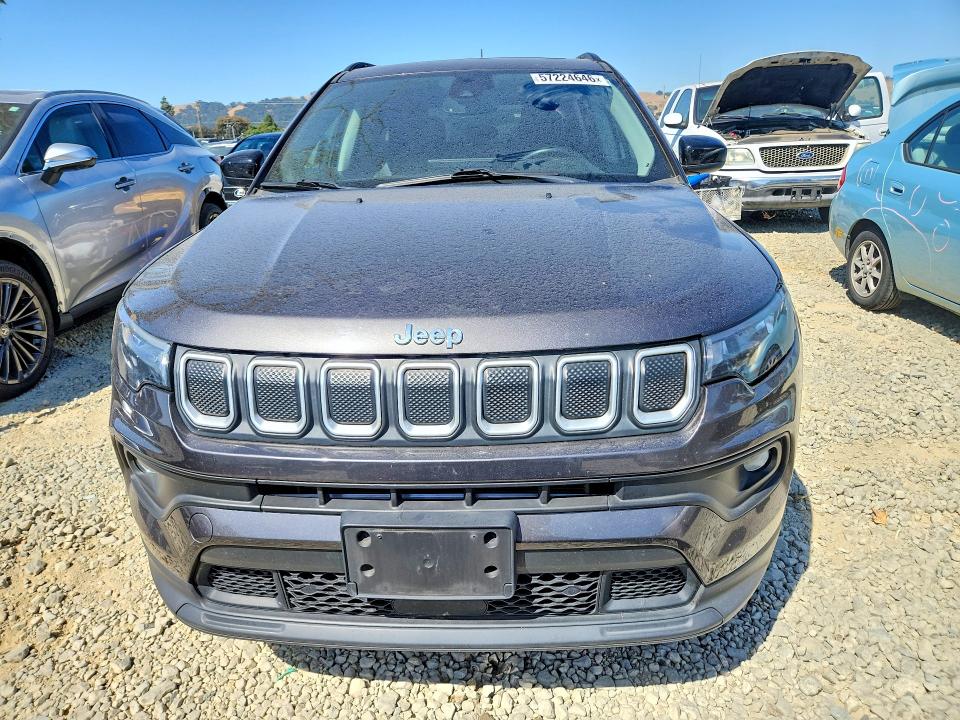 57224646 :رقم المزاد ، 3C4NJDFBXNT128419 vin ، 2022 Jeep Compass مزاد بيع