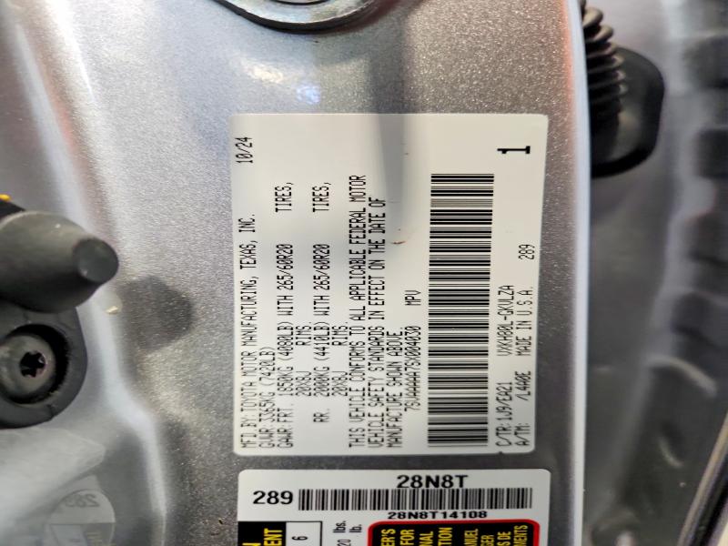 Aukcja sprzedaży 2025 Toyota Sequoia, vin: 7SVAAAAA7SX004030, numer aukcji: 56132466
