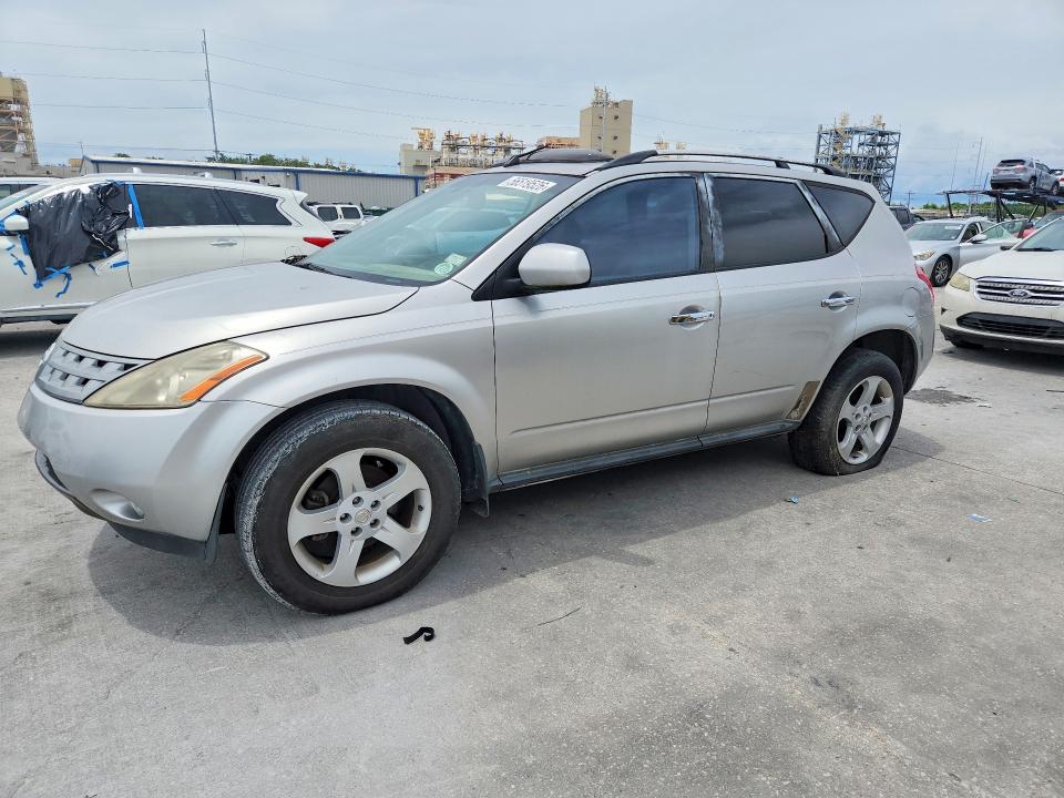 2004 Nissan Murano მანქანა იყიდება აუქციონზე, vin: JN8AZ08T14W205374, აუქციონის ნომერი: 56519526