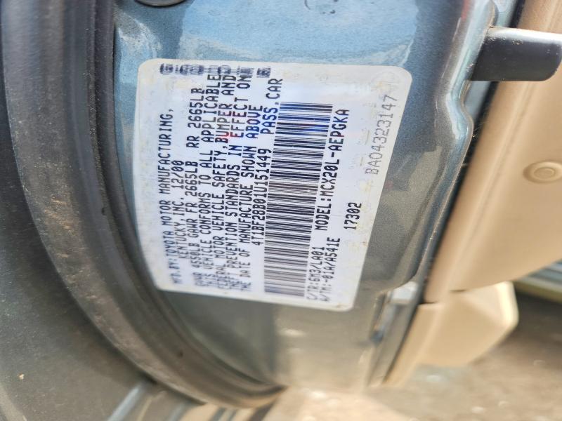 Aukcja sprzedaży 2001 Toyota Avalon, vin: 4T1BF28B01U151449, numer aukcji: 57953386
