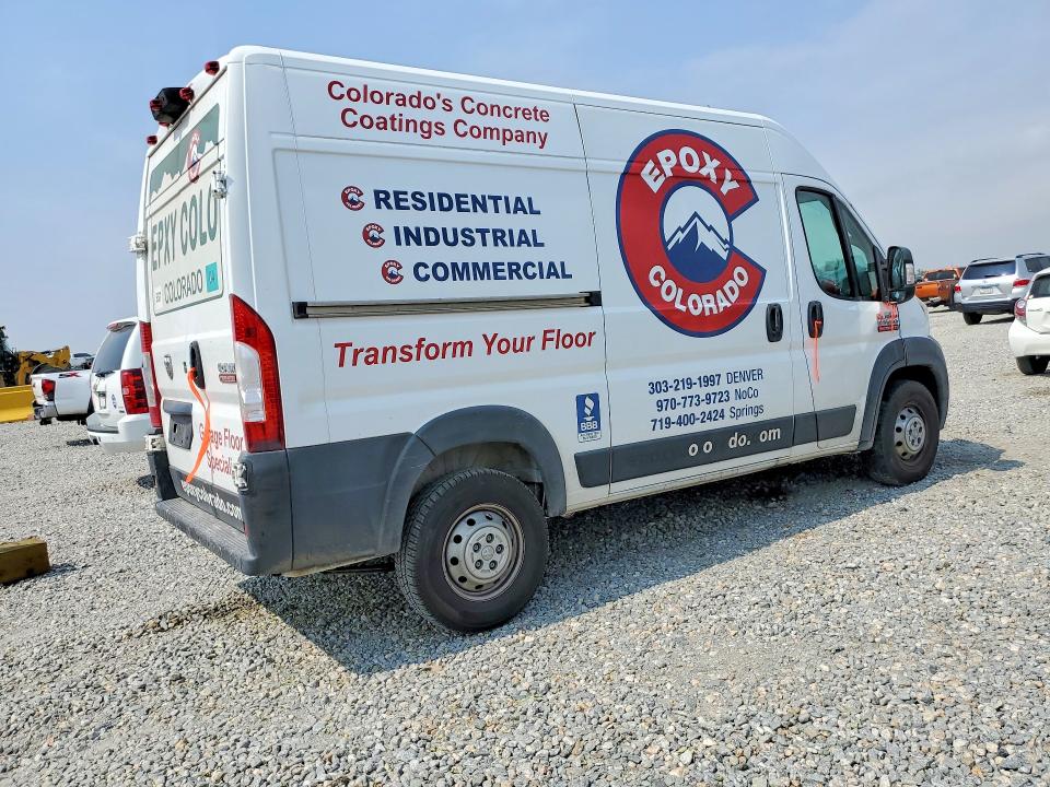 58549476 :رقم المزاد ، 3C6TRVBGXKE533260 vin ، 2019 Ram Promaster 1500 مزاد بيع