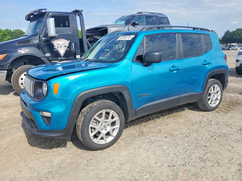55790176 :رقم المزاد ، ZACNJDB19NPN87295 vin ، 2022 Jeep Renegade مزاد بيع