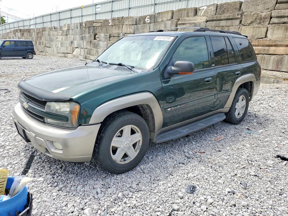 2002 Chevrolet Trailblazer მანქანა იყიდება აუქციონზე, vin: 1GNDT13S722327828, აუქციონის ნომერი: 55414316