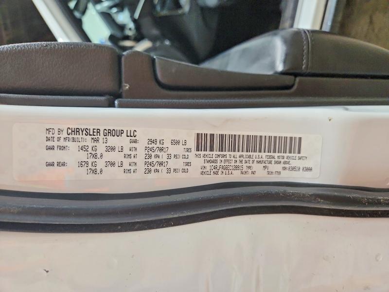 2014 Jeep Gran Chero მანქანა იყიდება აუქციონზე, vin: 1C4RJFAG6EC128915, აუქციონის ნომერი: 57968106