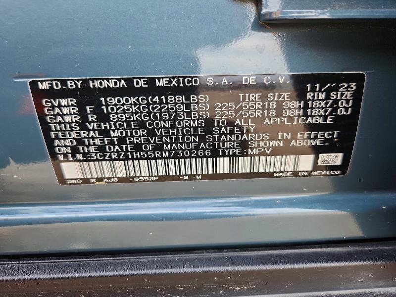 Aukcja sprzedaży 2024 Honda Hr-v, vin: 3CZRZ1H55RM730266, numer aukcji: 57430226