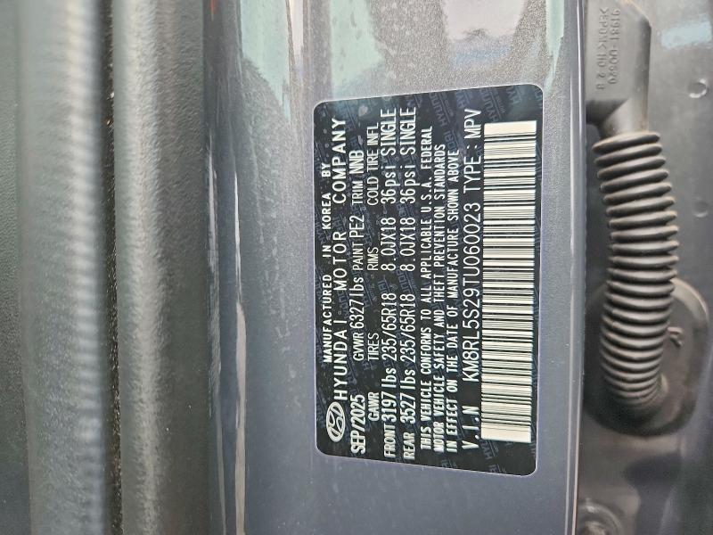 Aukcja sprzedaży 2026 Hyundai Palisade, vin: KM8RL5S29TU060023, numer aukcji: 57933456