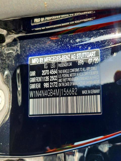 58161876 :رقم المزاد ، W1N4N4GB4MJ156682 vin ، 2021 Mercedes-benz Gla مزاد بيع