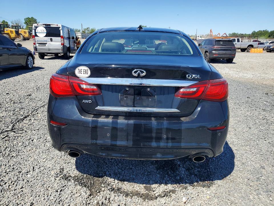 54642556 :رقم المزاد ، JN1BY1PR4FM830156 vin ، 2015 Infiniti Q70l مزاد بيع