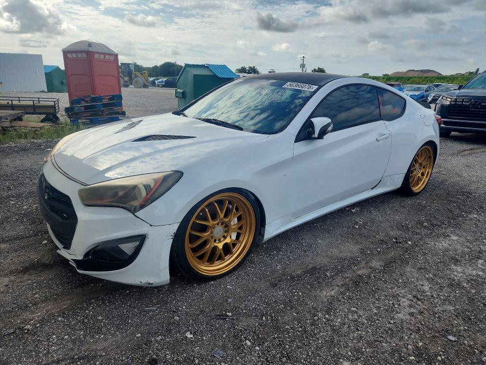 56366076 :رقم المزاد ، KMHHU6KJXEU115491 vin ، 2014 Hyundai Genesis Coupe مزاد بيع