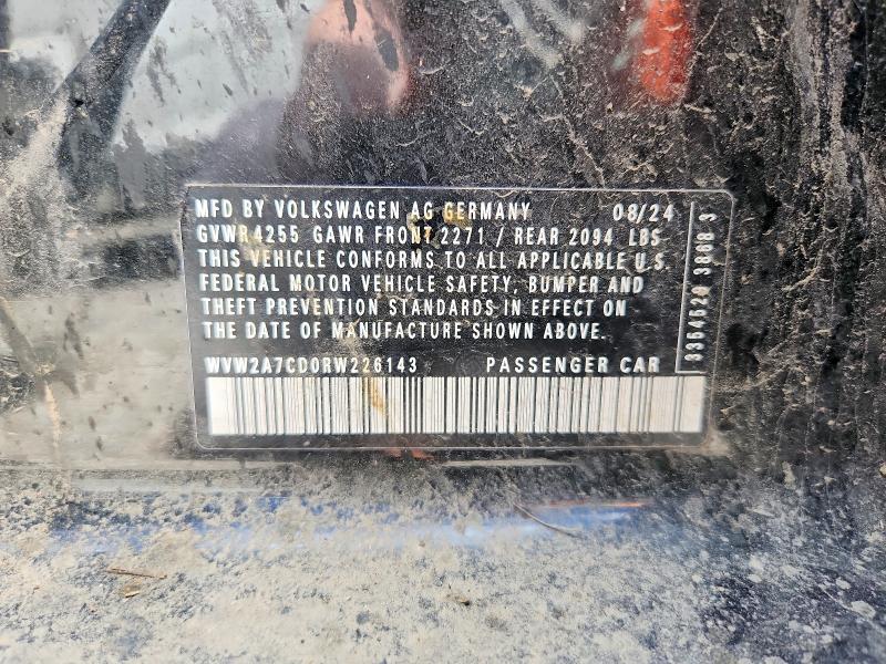 Продажа на аукционе авто 2024 Volkswagen Gti, vin: WVW2A7CD0RW226143, номер лота: 52855336