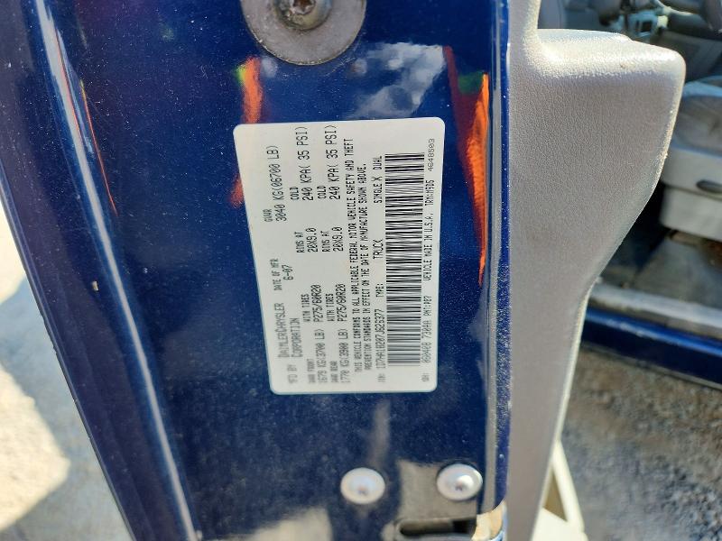 2007 Dodge Ram 1500 მანქანა იყიდება აუქციონზე, vin: 1D7HA18207J626377, აუქციონის ნომერი: 55525346