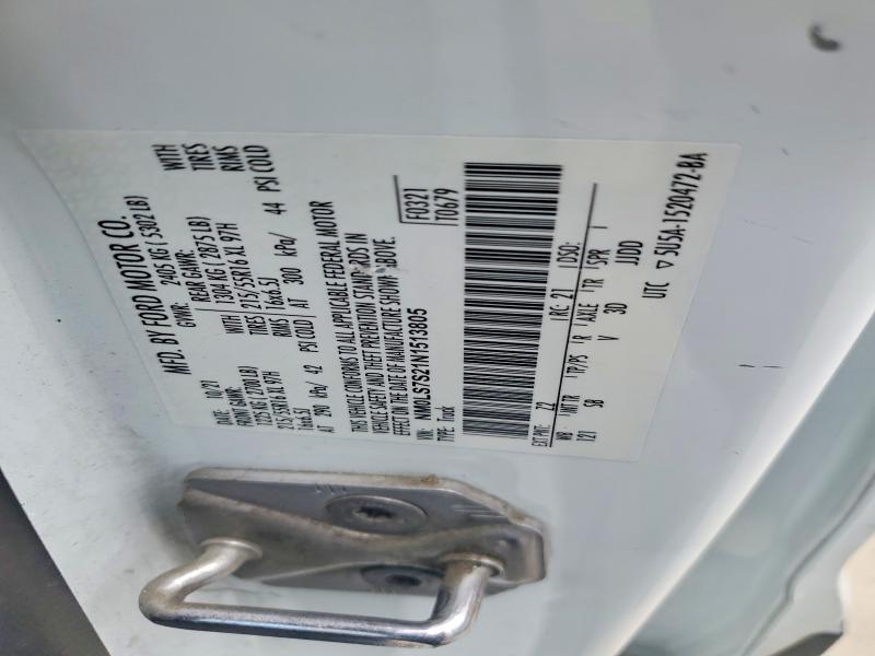 58824386 :رقم المزاد ، NM0LS7S21N1513805 vin ، 2022 Ford Transit Connect مزاد بيع