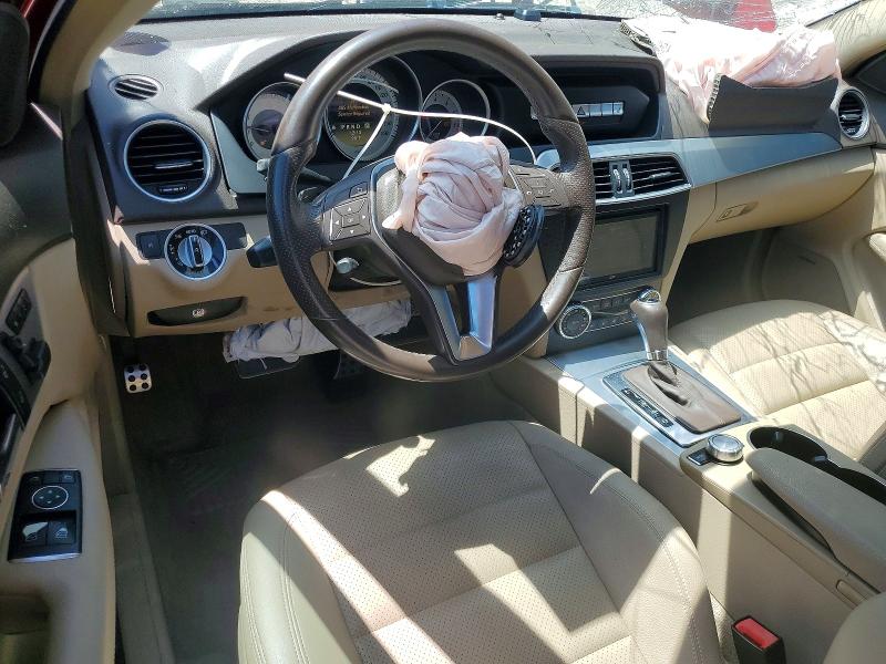 2012 Mercedes-benz C მანქანა იყიდება აუქციონზე, vin: WDDGJ4HB8CF774349, აუქციონის ნომერი: 55730706