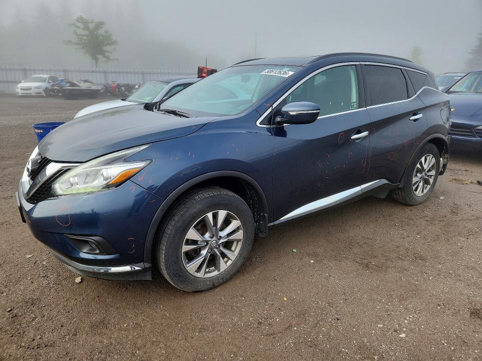 58612636 :رقم المزاد ، 5N1AZ2MH2FN284809 vin ، 2015 Nissan Murano مزاد بيع