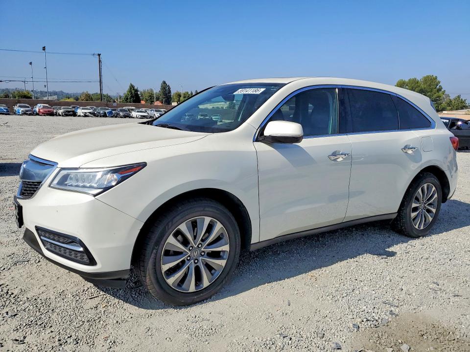 59141186 :رقم المزاد ، 5FRYD4H44GB035253 vin ، 2016 Acura Mdx مزاد بيع