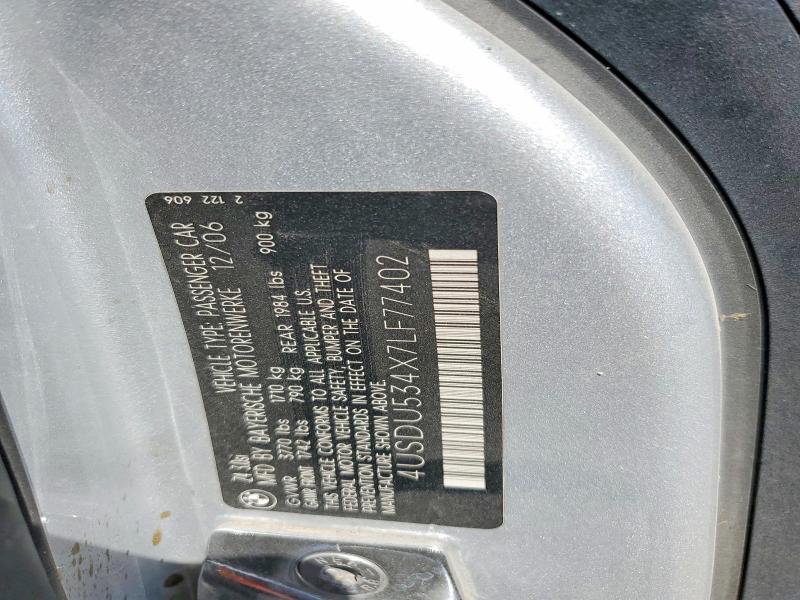 55106606 :رقم المزاد ، 4USDU534X7LF77402 vin ، 2007 Bmw Z4 مزاد بيع