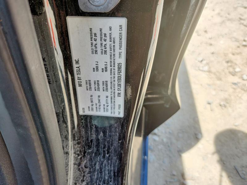 2020 Tesla Model 3 მანქანა იყიდება აუქციონზე, vin: 5YJ3E1EB3LF639025, აუქციონის ნომერი: 56469926