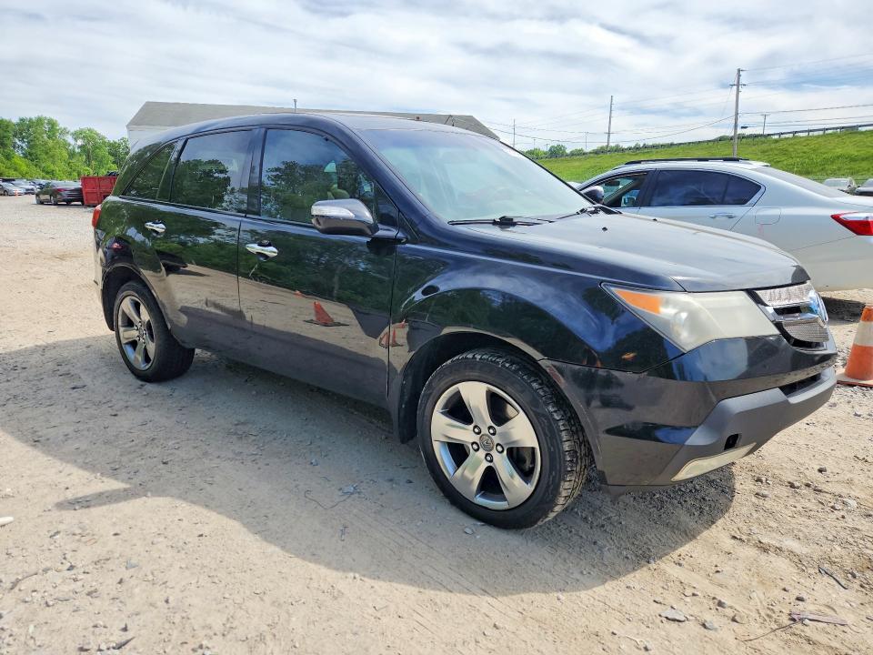 55189816 :رقم المزاد ، 2HNYD28557H509293 vin ، 2007 Acura Mdx مزاد بيع