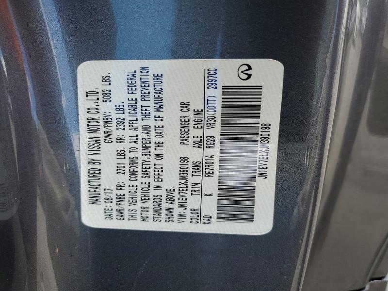 Продаж на аукціоні авто 2018 Infiniti Q60, vin: JN1EV7ELXJM390198, номер лоту: 57933176