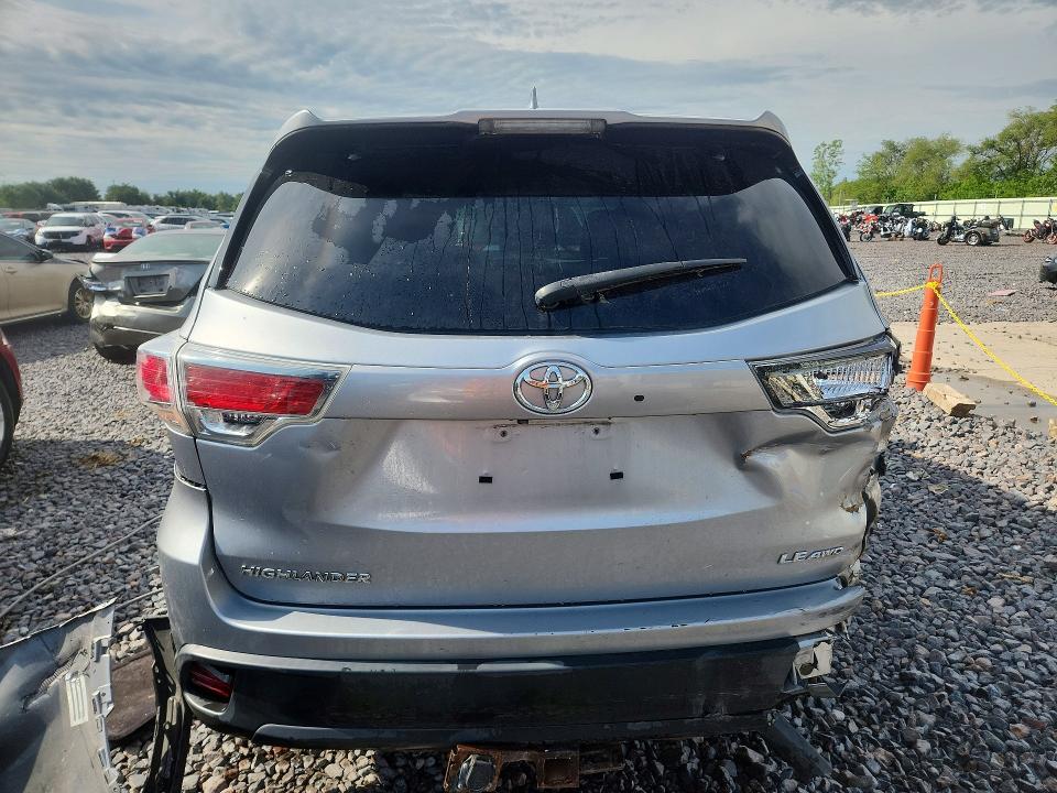58655696 :رقم المزاد ، 5TDBKRFH5FS204626 vin ، 2015 Toyota Highlander مزاد بيع