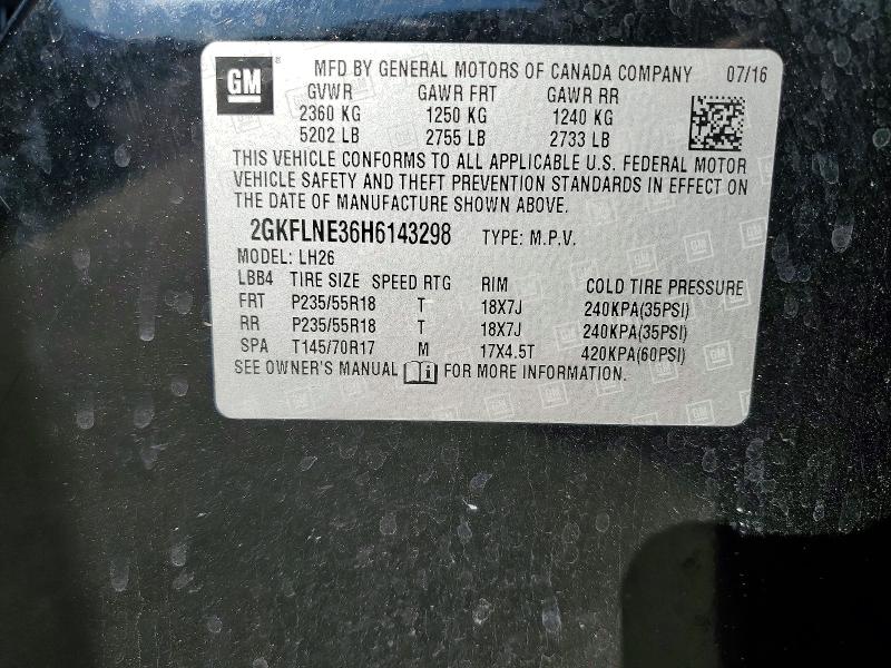 Продажа на аукционе авто 2017 Gmc Terrain, vin: 2GKFLNE36H6143298, номер лота: 57114836