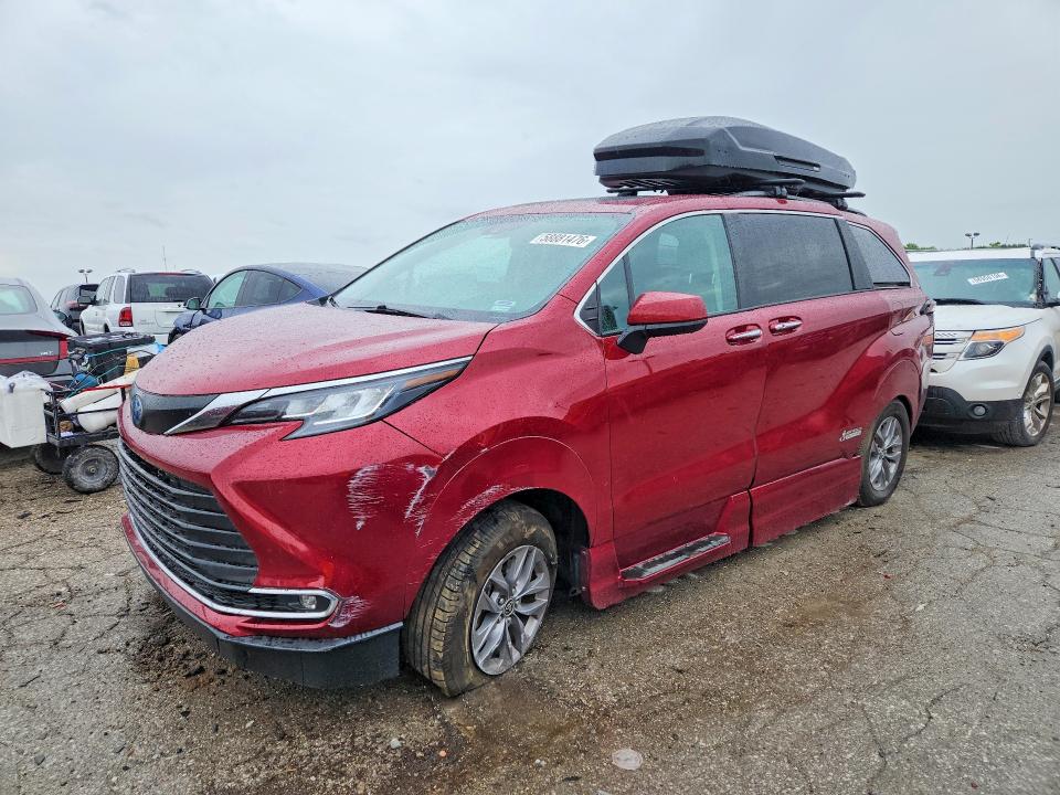 Продаж на аукціоні авто 2023 Toyota Sienna, vin: 5TDJSKFC3PS095298, номер лоту: 58881476