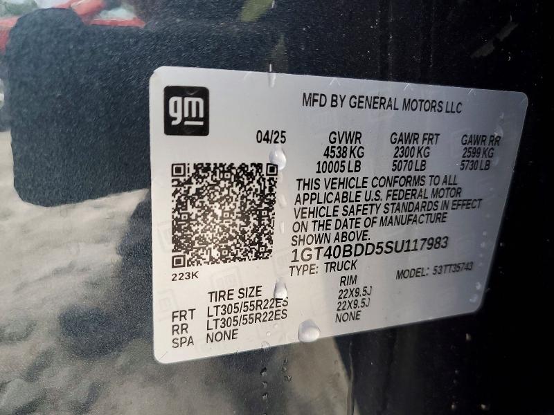 Продажа на аукционе авто 2025 Gmc Hummer Pickup, vin: 1GT40BDD5SU117983, номер лота: 56577676