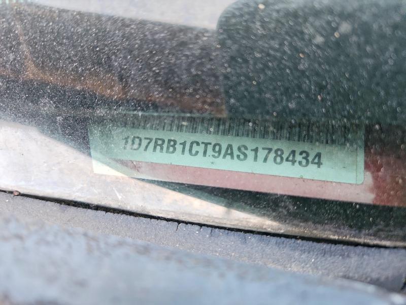 2010 Dodge Ram 1500 მანქანა იყიდება აუქციონზე, vin: 1D7RB1CT9AS178434, აუქციონის ნომერი: 55608296