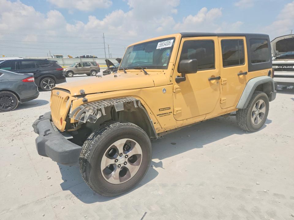 2013 Jeep Wrangler Unlimited მანქანა იყიდება აუქციონზე, vin: 1C4BJWDG7DL666826, აუქციონის ნომერი: 58654006