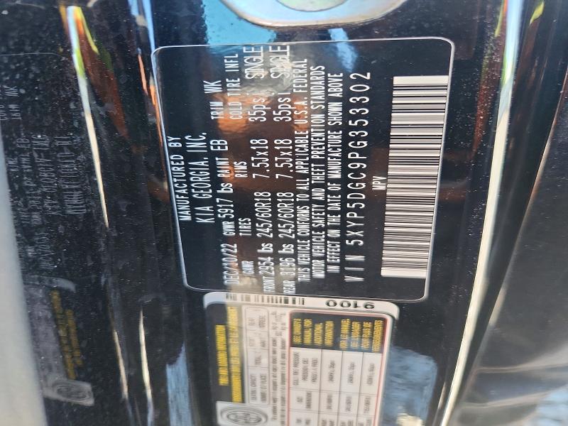 Продажа на аукционе авто 2023 Kia Telluride, vin: 5XYP5DGC9PG353302, номер лота: 57300736
