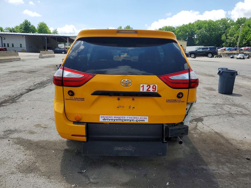 2017 Toyota Sienna მანქანა იყიდება აუქციონზე, vin: 5TDZZ3DC5HS841176, აუქციონის ნომერი: 57137816
