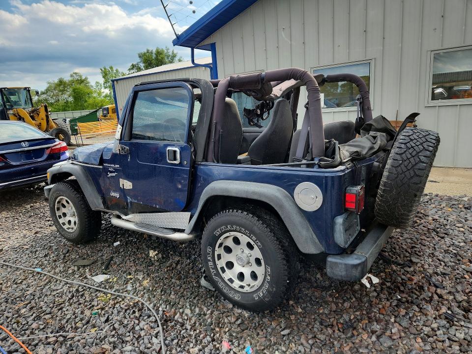 2000 Jeep Wrangler / Tj მანქანა იყიდება აუქციონზე, vin: 1J4FA49S9YP804703, აუქციონის ნომერი: 58311246