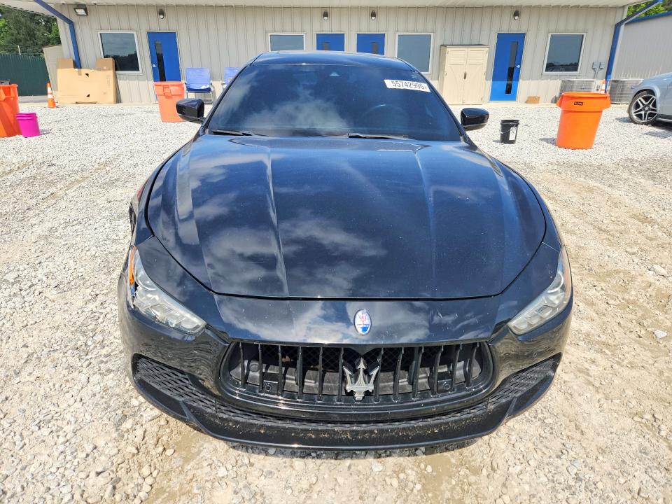 2017 Maserati Ghibli მანქანა იყიდება აუქციონზე, vin: ZAM57RSS1H1249851, აუქციონის ნომერი: 55742996