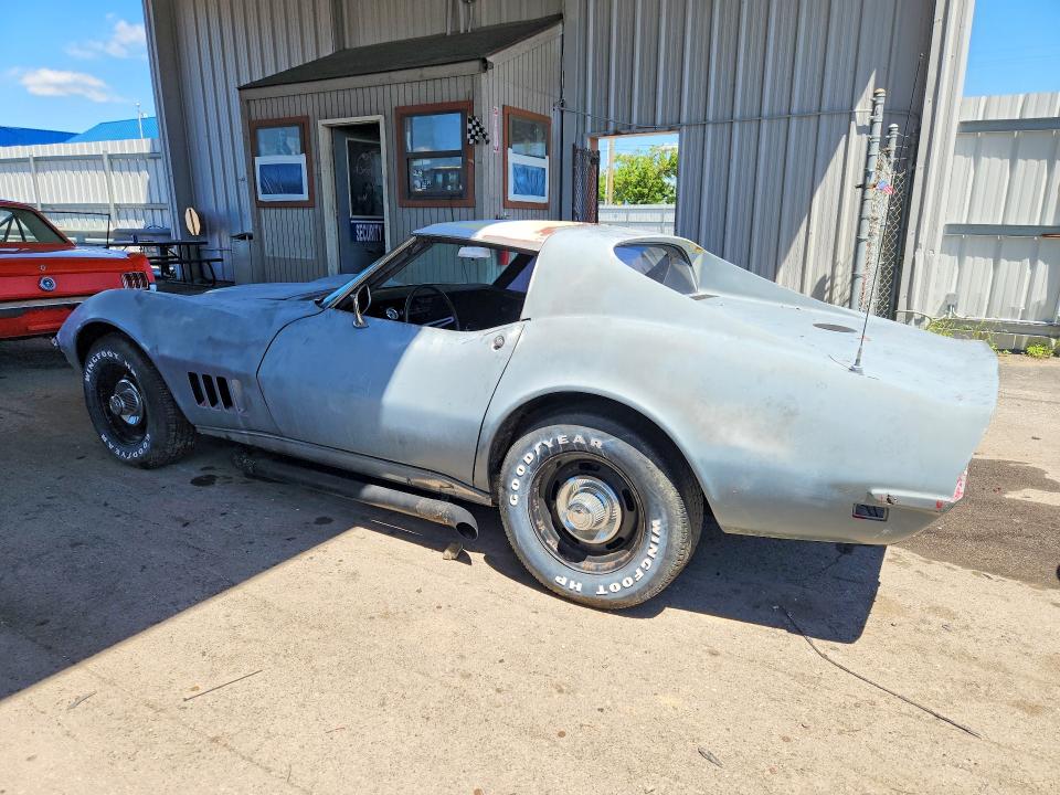 1968 Chevrolet Corvette მანქანა იყიდება აუქციონზე, vin: 194378S420546, აუქციონის ნომერი: 57208736