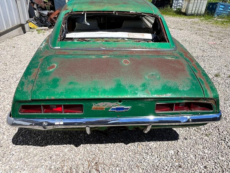 1969 Chevrolet Camaro მანქანა იყიდება აუქციონზე, vin: 124379N537274, აუქციონის ნომერი: 57604196