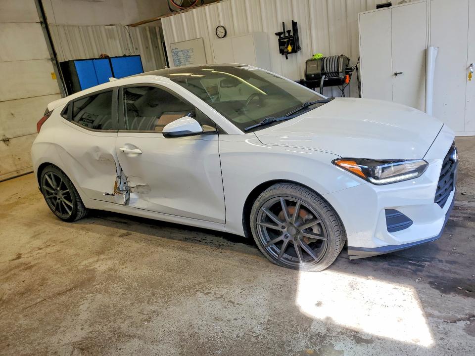 52125696 :رقم المزاد ، KMHTG6AF0KU011196 vin ، 2019 Hyundai Veloster مزاد بيع