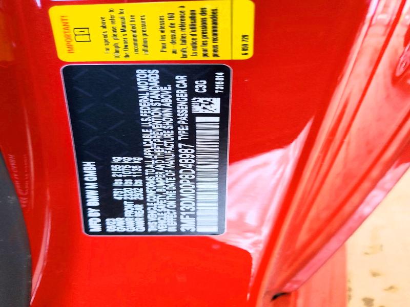 Aukcja sprzedaży 2023 Bmw M2, vin: 3MF13DM00P8D48987, numer aukcji: 57115926