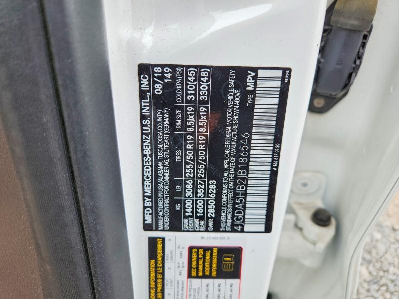 Aukcja sprzedaży 2018 Mercedes-benz Gle, vin: 4JGDA5HB2JB186546, numer aukcji: 57485326