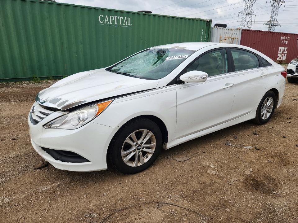 2014 Hyundai Sonata მანქანა იყიდება აუქციონზე, vin: 5NPEB4AC5EH905201, აუქციონის ნომერი: 56817536