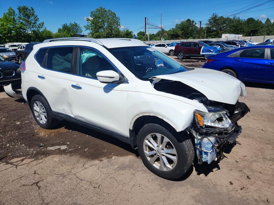 2016 Nissan Rogue მანქანა იყიდება აუქციონზე, vin: KNMAT2MV1GP642838, აუქციონის ნომერი: 57380056