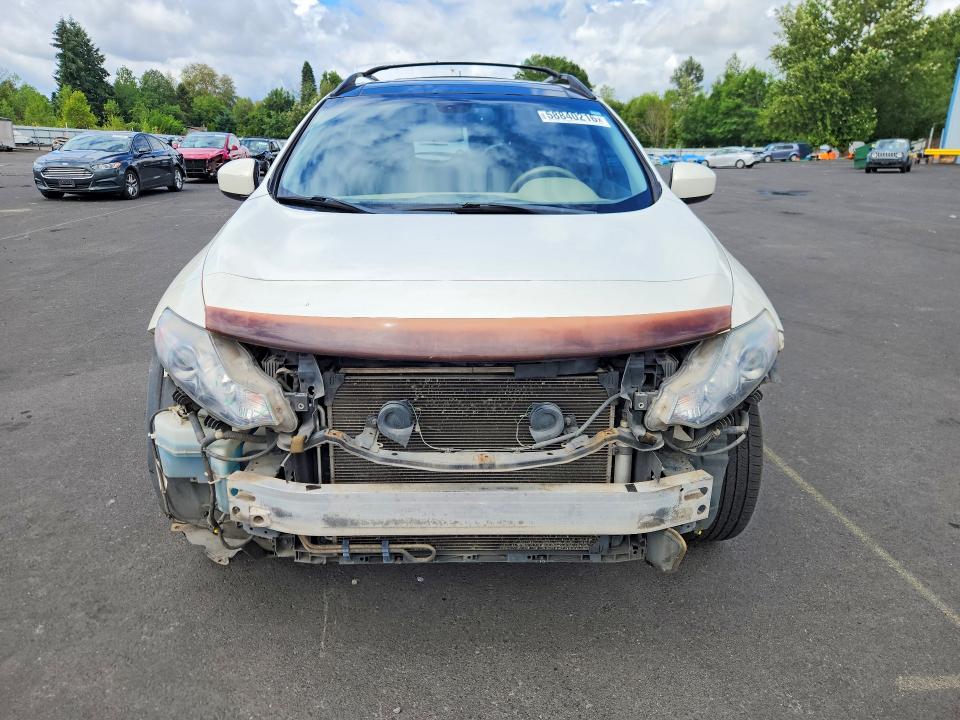 2012 Nissan Murano მანქანა იყიდება აუქციონზე, vin: JN8AZ1MW1CW208442, აუქციონის ნომერი: 58840216