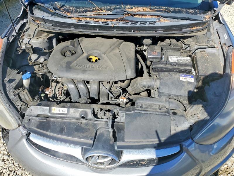 2012 Hyundai Elantra მანქანა იყიდება აუქციონზე, vin: KMHDH4AE1CU363427, აუქციონის ნომერი: 57373016